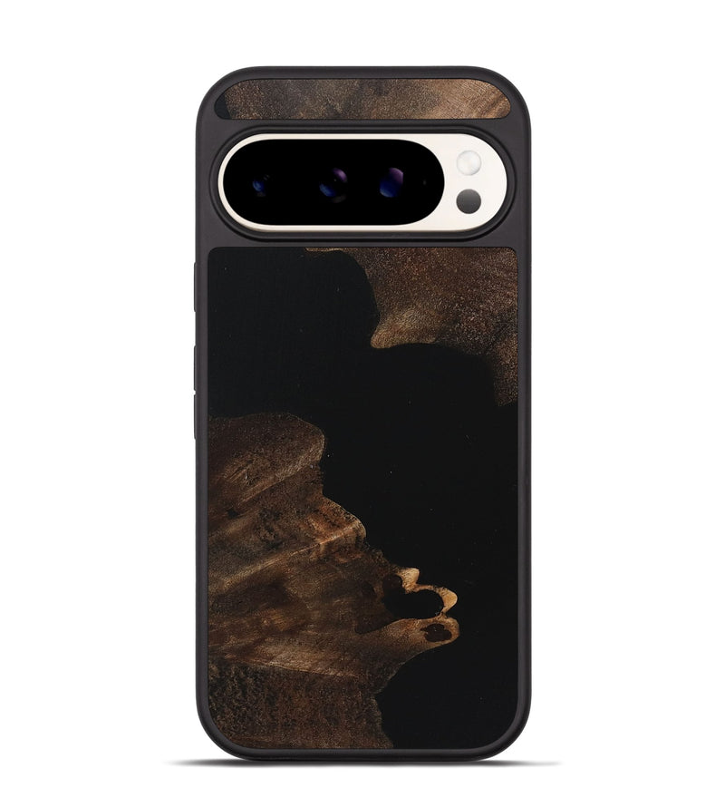 Pixel 9 Wood Phone Case - Giselle (Pure Black, 723312)