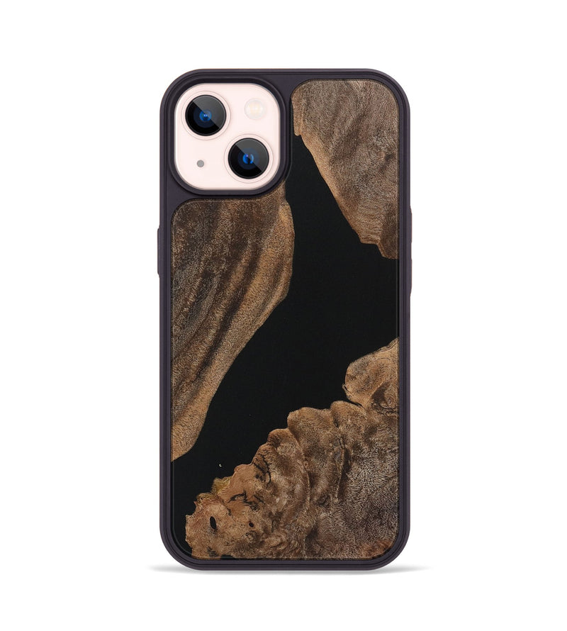 iPhone 14 Wood Phone Case - Jolene (Pure Black, 723314)