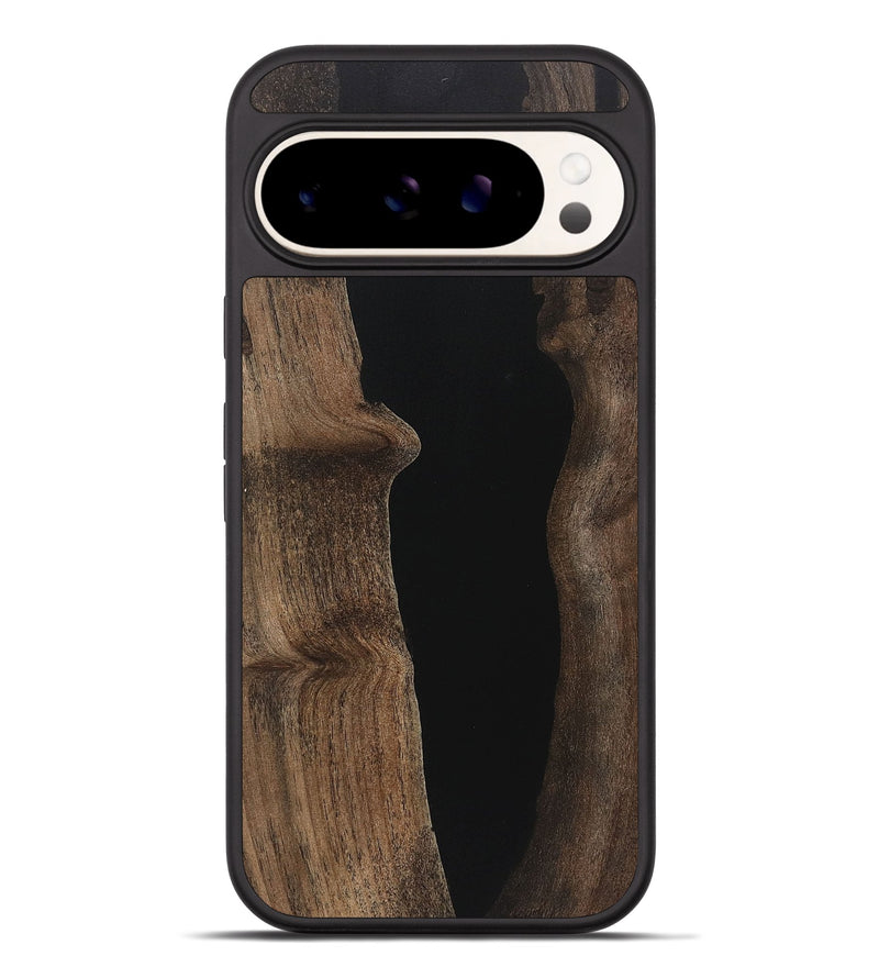 Pixel 9 Pro XL Wood Phone Case - Maddox (Pure Black, 723315)