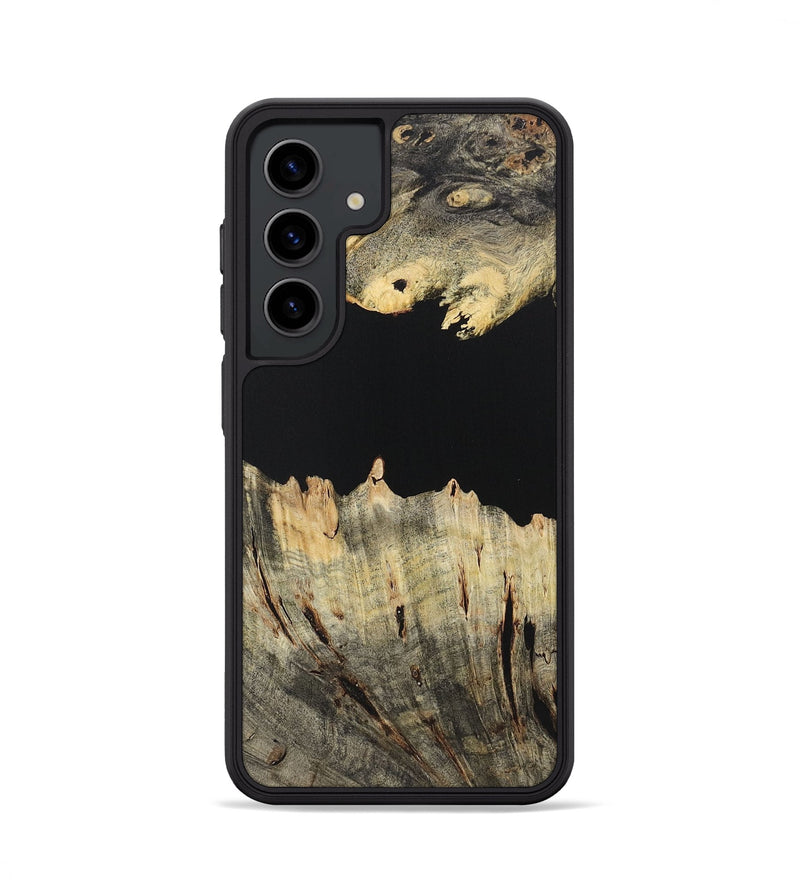 Galaxy S24 Wood Phone Case - Mallory (Pure Black, 723316)