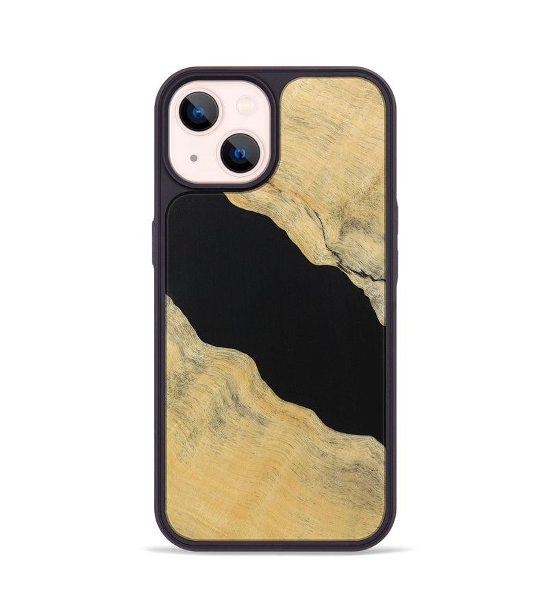 iPhone 14 Wood Phone Case - Patrice (Pure Black, 723318)