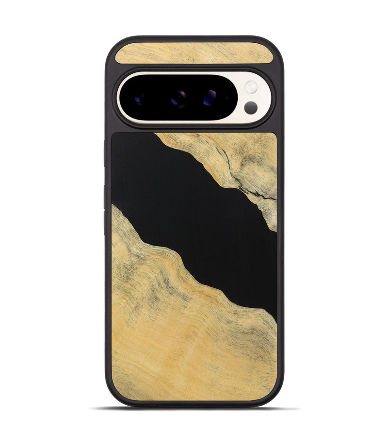 Pixel 9 Wood Phone Case - Patrice (Pure Black, 723318)