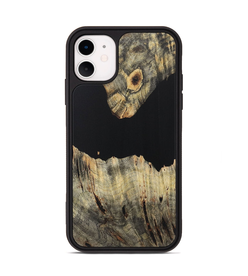 iPhone 11 Wood Phone Case - Adele (Pure Black, 723320)