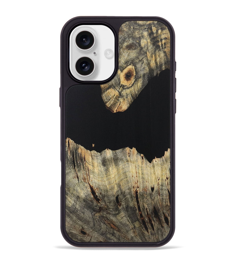 iPhone 16 Plus Wood Phone Case - Adele (Pure Black, 723320)