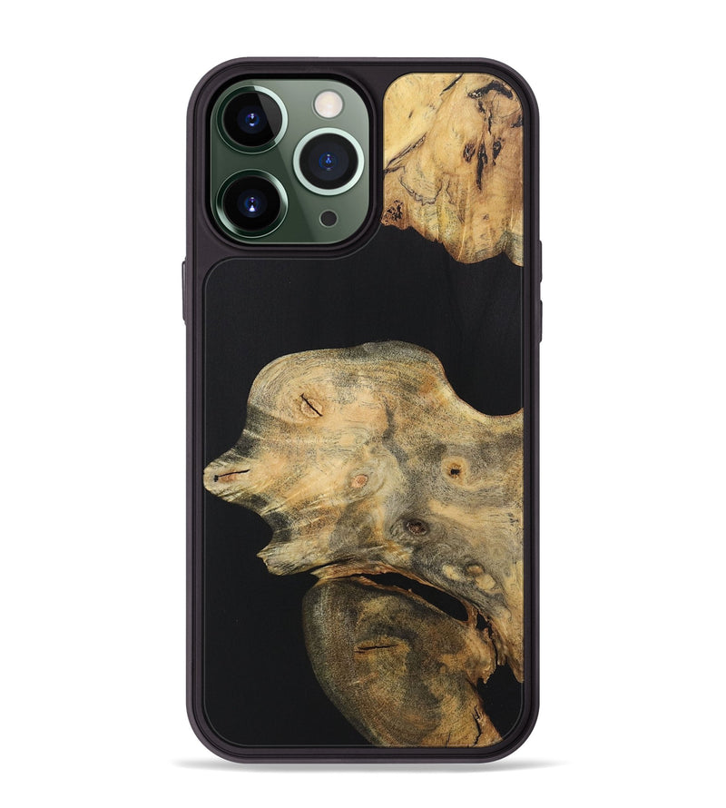 iPhone 13 Pro Max Wood Phone Case - Taylor (Pure Black, 723323)