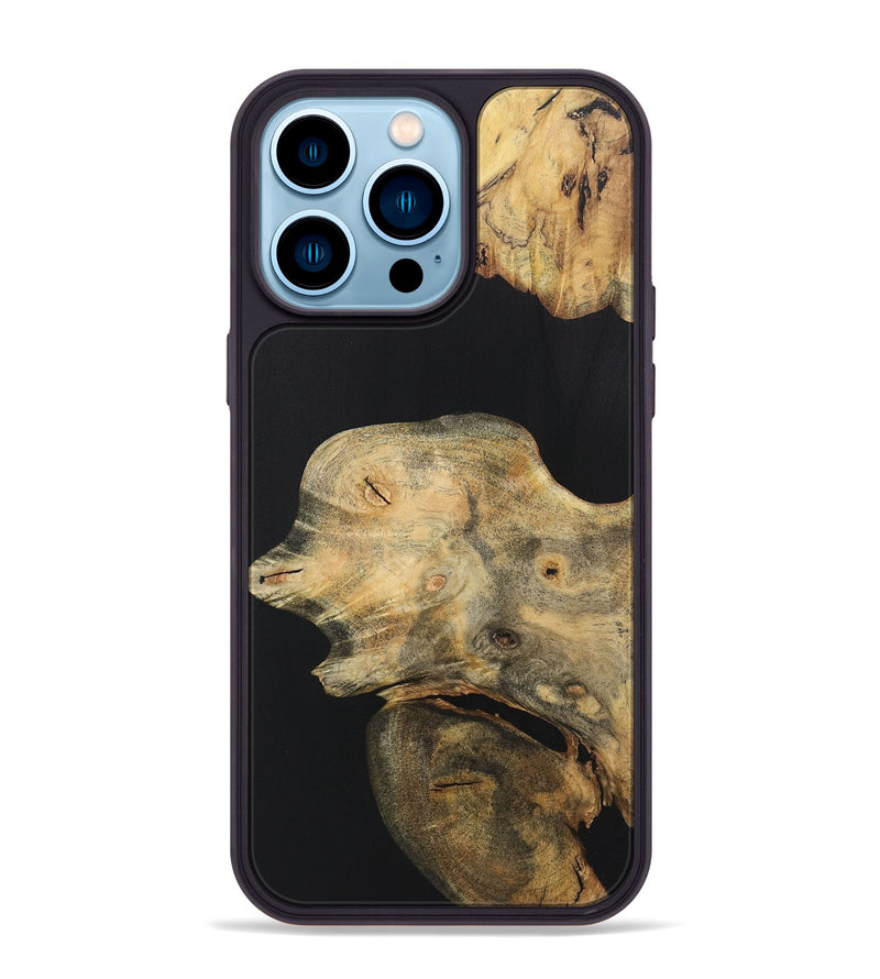 iPhone 14 Pro Max Wood Phone Case - Taylor (Pure Black, 723323)