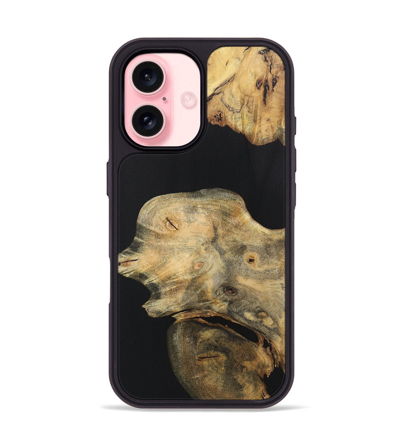 iPhone 16 Wood Phone Case - Taylor (Pure Black, 723323)