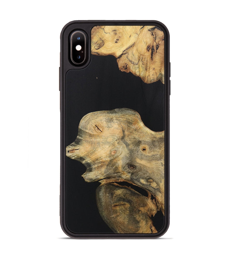 iPhone Xs Max Wood Phone Case - Taylor (Pure Black, 723323)