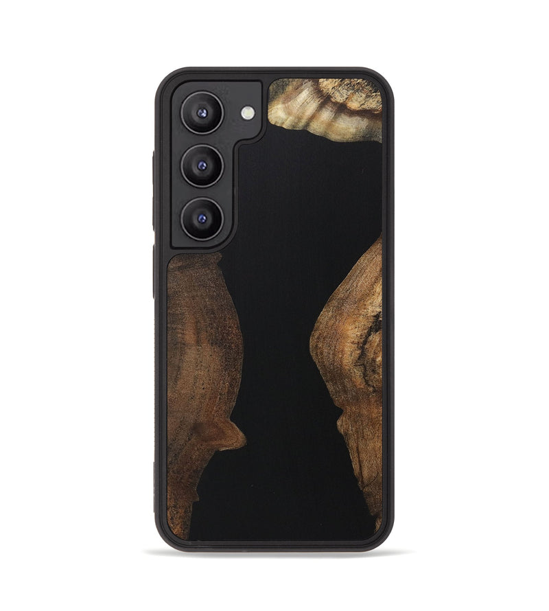 Galaxy S23 Wood Phone Case - Malcolm (Pure Black, 723324)