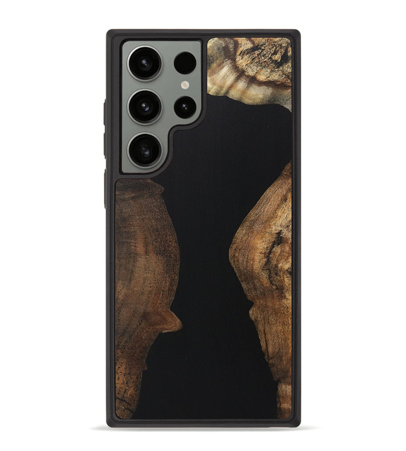 Galaxy S23 Ultra Wood Phone Case - Malcolm (Pure Black, 723324)