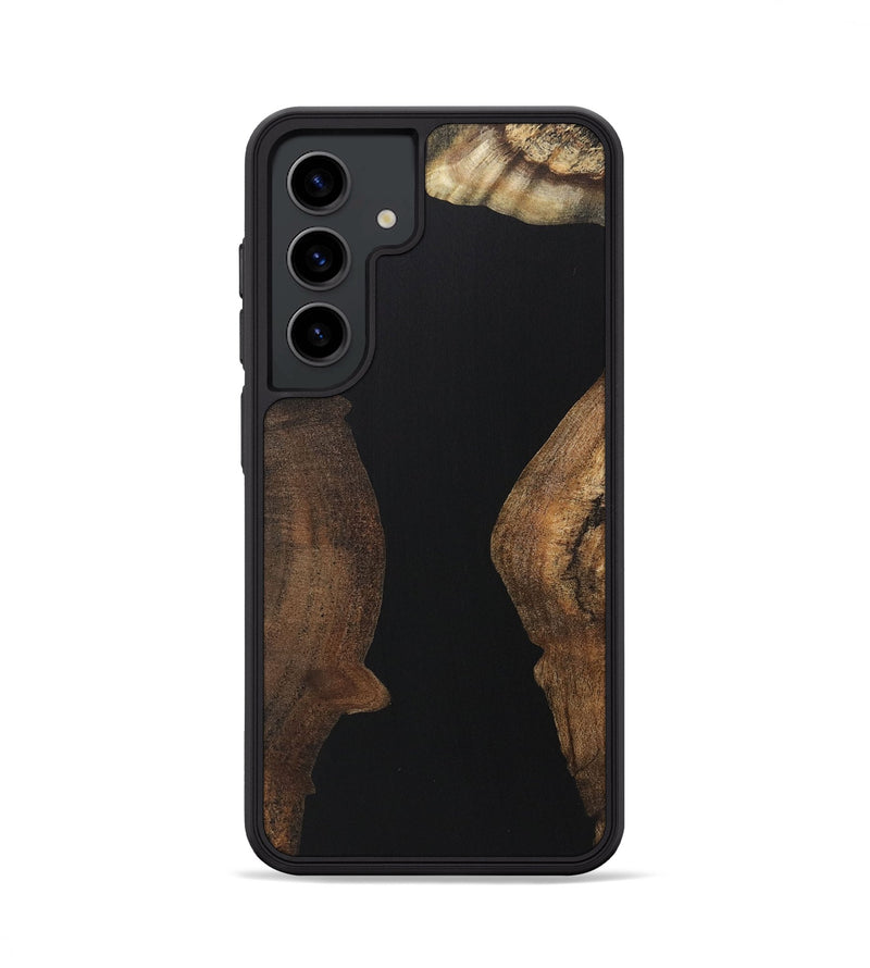 Galaxy S24 Wood Phone Case - Malcolm (Pure Black, 723324)