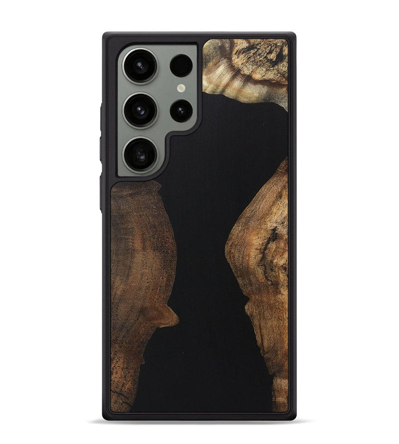 Galaxy S24 Ultra Wood Phone Case - Malcolm (Pure Black, 723324)