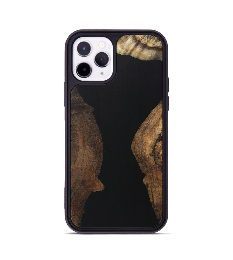 iPhone 11 Pro Wood Phone Case - Malcolm (Pure Black, 723324)