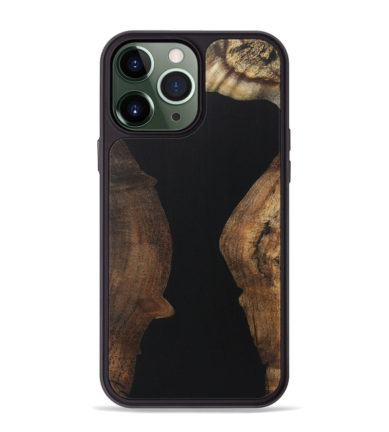 iPhone 13 Pro Max Wood Phone Case - Malcolm (Pure Black, 723324)