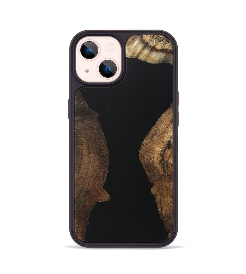 iPhone 14 Wood Phone Case - Malcolm (Pure Black, 723324)