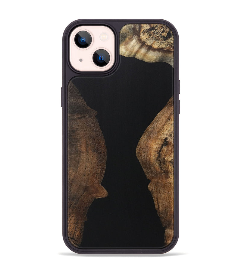 iPhone 14 Plus Wood Phone Case - Malcolm (Pure Black, 723324)