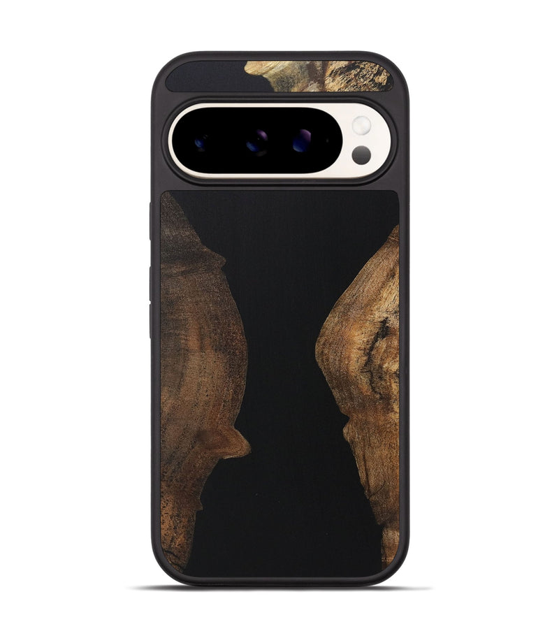 Pixel 9 Wood Phone Case - Malcolm (Pure Black, 723324)