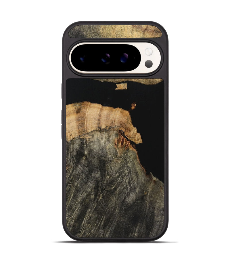 Pixel 9 Wood Phone Case - Mary (Pure Black, 723326)