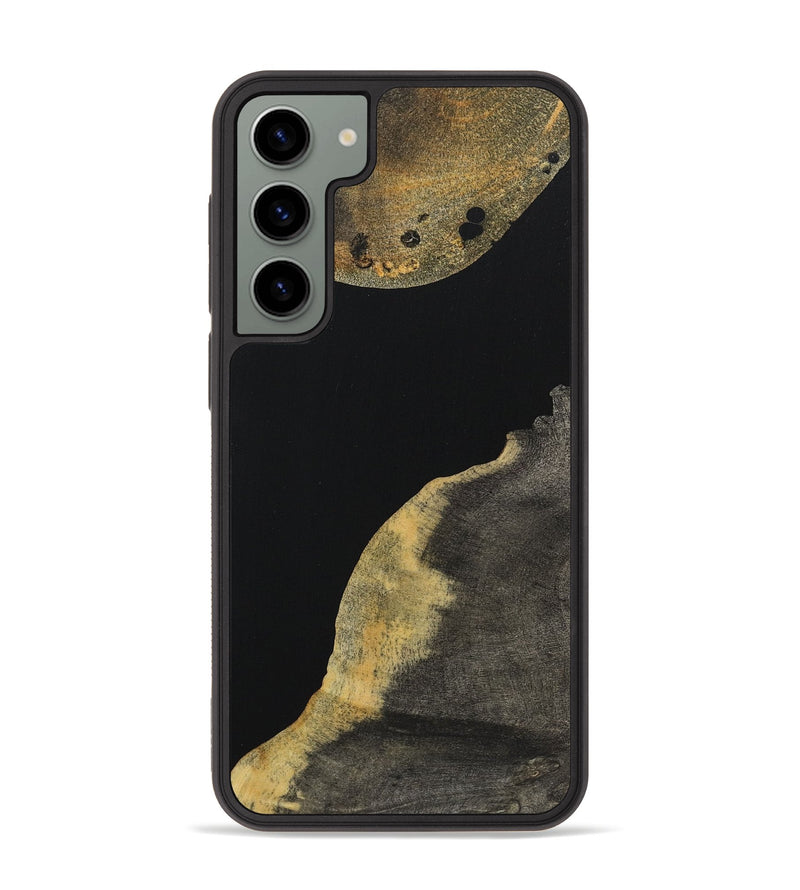 Galaxy S23 Plus Wood Phone Case - Zane (Pure Black, 723329)