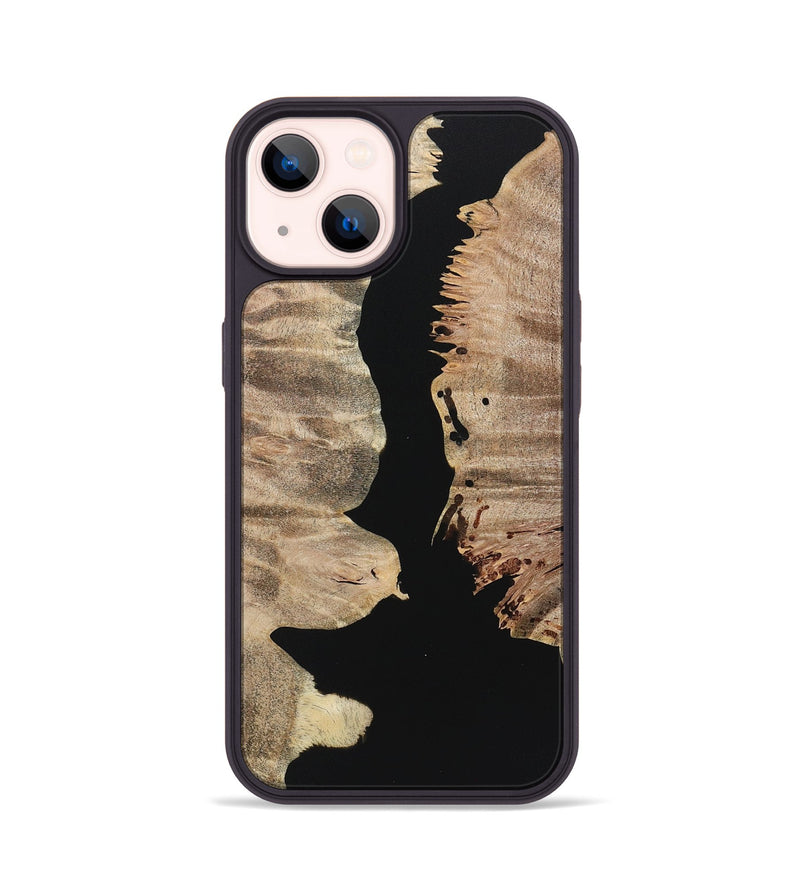 iPhone 14 Wood Phone Case - Randi (Pure Black, 723331)