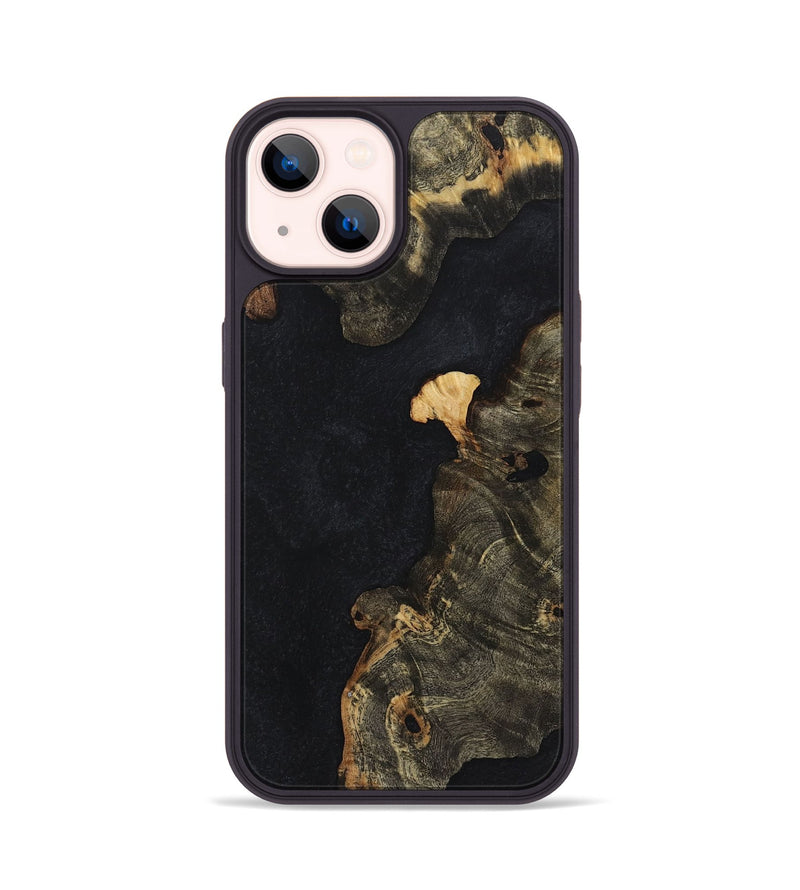 iPhone 14 Wood Phone Case - Orlando (Pure Black, 723337)