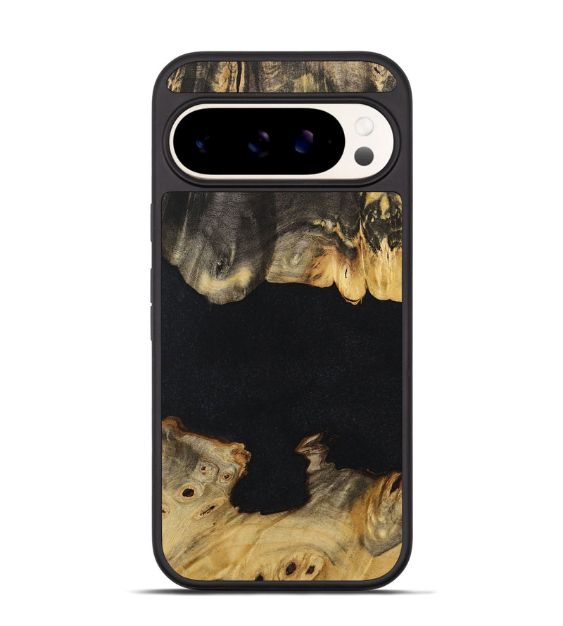 Pixel 9 Wood Phone Case - Casey (Pure Black, 723338)