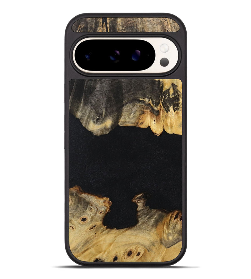 Pixel 9 Pro XL Wood Phone Case - Casey (Pure Black, 723338)