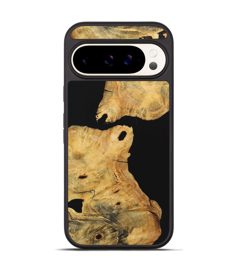 Pixel 9 Wood Phone Case - Lois (Pure Black, 723341)