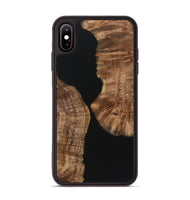 iPhone Xs Max Wood Phone Case - Sam (Pure Black, 723342)