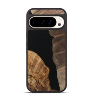 Pixel 9 Wood Phone Case - Antoinette (Pure Black, 723343)