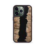 iPhone 13 Pro Wood Phone Case - Carson (Pure Black, 723345)