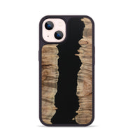 iPhone 14 Wood Phone Case - Carson (Pure Black, 723345)