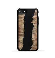 iPhone SE Wood Phone Case - Carson (Pure Black, 723345)