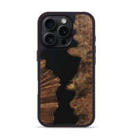 iPhone 16 Pro Wood Phone Case - Ashanti (Pure Black, 723346)