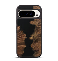 Pixel 9 Wood Phone Case - Ashanti (Pure Black, 723346)