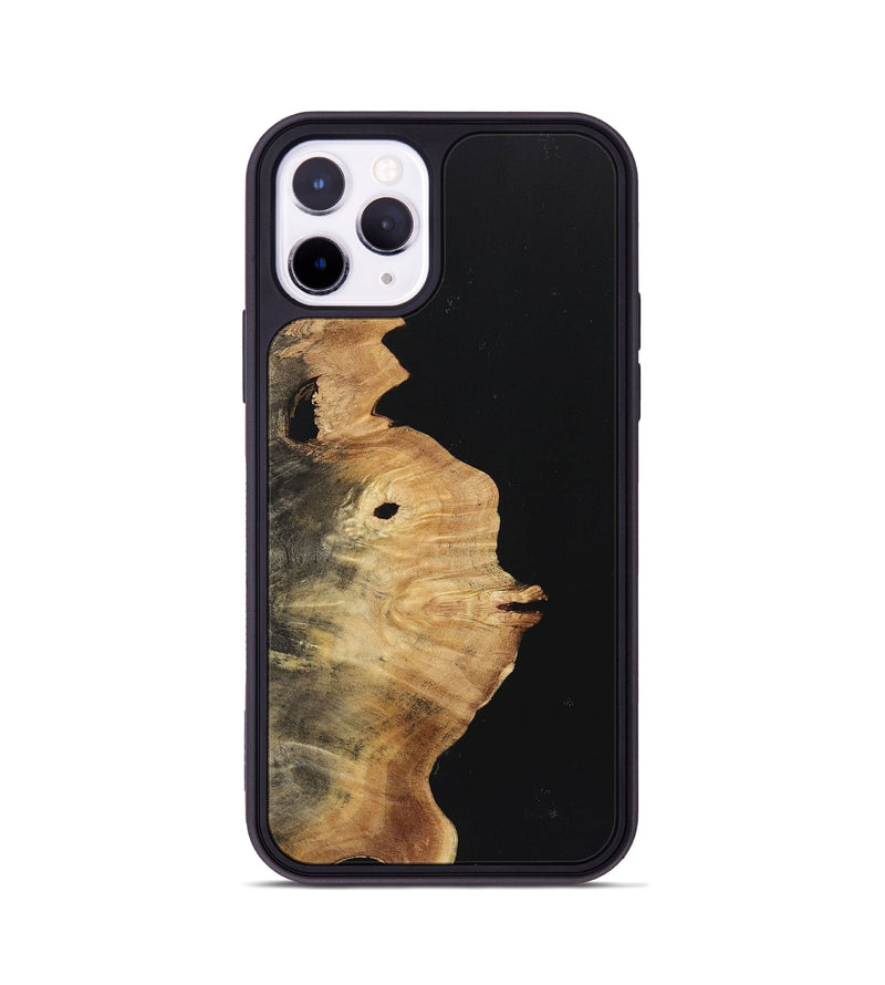 iPhone 11 Pro Wood Phone Case - Sonja (Pure Black, 723347)