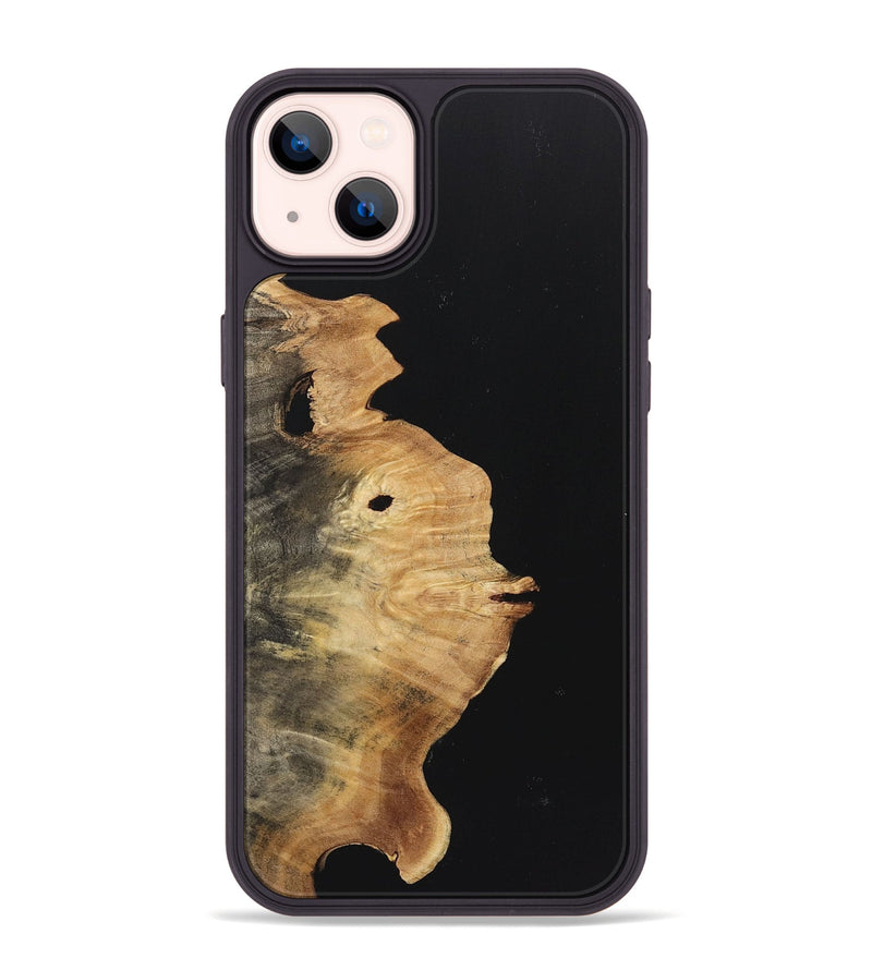 iPhone 14 Plus Wood Phone Case - Sonja (Pure Black, 723347)