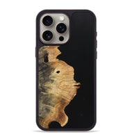 iPhone 15 Pro Max Wood Phone Case - Sonja (Pure Black, 723347)