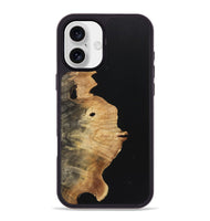 iPhone 16 Plus Wood Phone Case - Sonja (Pure Black, 723347)