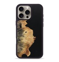 iPhone 16 Pro Max Wood Phone Case - Sonja (Pure Black, 723347)