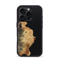 iPhone 16 Pro Wood Phone Case - Sonja (Pure Black, 723347)