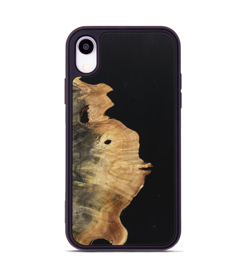 iPhone Xr Wood Phone Case - Sonja (Pure Black, 723347)