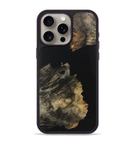 iPhone 15 Pro Max Wood Phone Case - Emilee (Pure Black, 723348)