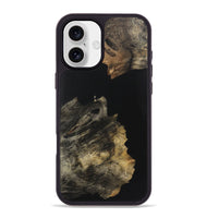 iPhone 16 Plus Wood Phone Case - Emilee (Pure Black, 723348)