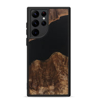 Galaxy S22 Ultra Wood Phone Case - Gertrude (Pure Black, 723349)