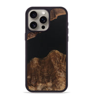 iPhone 15 Pro Max Wood Phone Case - Gertrude (Pure Black, 723349)