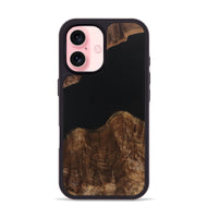 iPhone 16 Wood Phone Case - Gertrude (Pure Black, 723349)