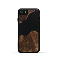 iPhone SE Wood Phone Case - Gertrude (Pure Black, 723349)