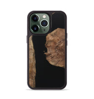 iPhone 13 Pro Wood Phone Case - Gael (Pure Black, 723350)