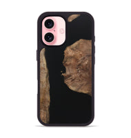 iPhone 16 Wood Phone Case - Gael (Pure Black, 723350)